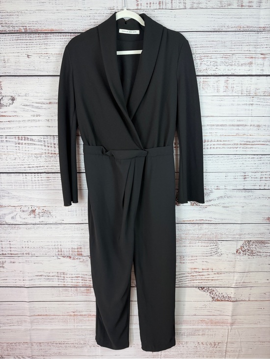 camilla & marc Pants - Camilla and Marc Black Wrap Front Belted Jumpsuit XS